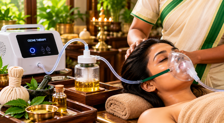 Breathing Ozone Through Oil Treatment